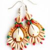 🌺 Aretes Artesanales de Conchas