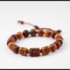 📿 Pulsera de Madera Tallada